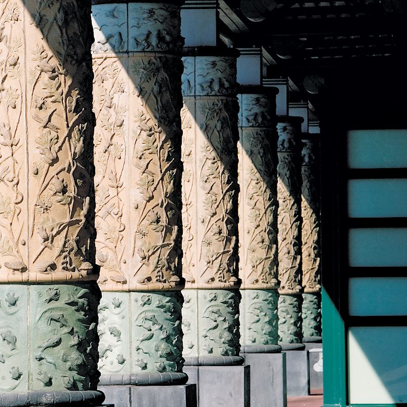 dart-1 Our crew restored 50 12ft high columns back to their original condition - DART Hampton Station